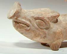 Peccary (ceramic, pre-Columbian Guatemala)