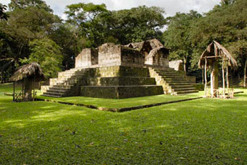 Maya archaeology in Ceibal site
