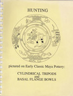 Hunting Pictured Early Classic Maya Potery Cylindrical Tripods Basal Flange Bowls-web