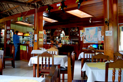 Restaurant of the Hotel Jaguar Inn Tikal