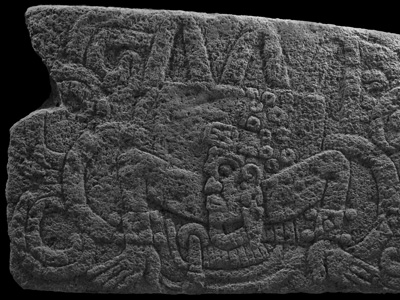 sculpture at museum cotzumalhuapa