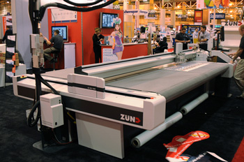 Zund Cutter at SGIA 2009