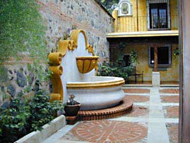 Villa Colonial fountain