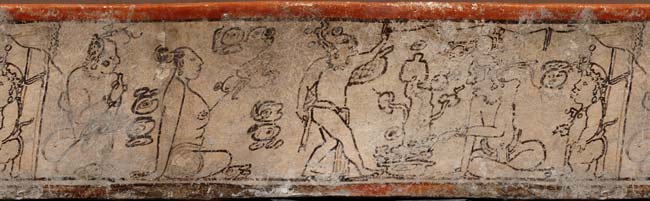 VIGUA Museum 238 Codex styler vase anthropomorphic bat electronic rollout copyright FLAAR