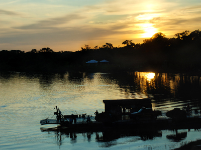 Sayaxche panorama sunrise rio petex batun Guatemala 2011