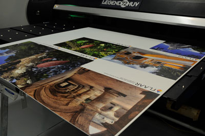 LexJet Legend UV Printer Printing Samples Cacao
