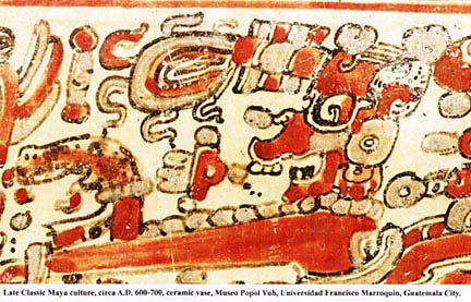 Red band (late classic) Maya-archaeology