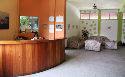 Lobby at the Hotel Jaguar Inn Santa Elena
