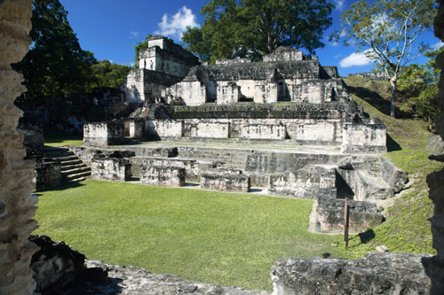 Central Acropolis Tikal maya archaeology